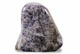 Wide, Free-Standing, Polished Chevron Amethyst - Madagascar #239059-1
